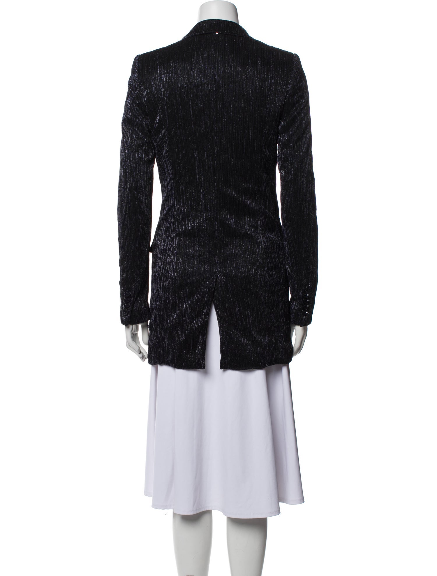 Talbot Runhof Wool Tweed Pattern Evening Jacket